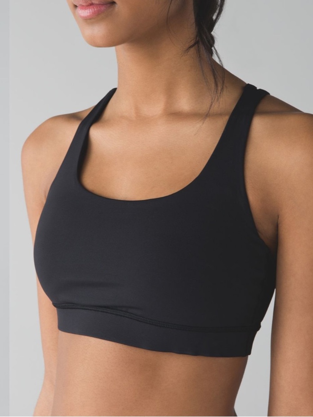 Lululemon Energy Bra Black Size 2 Activewear Workout Neutral